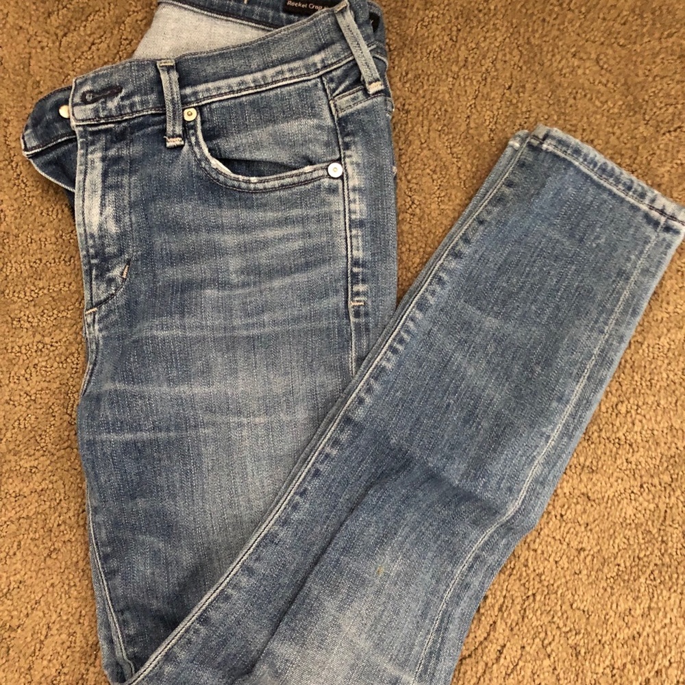 Citizens of humanity rocket crop highrise skinny